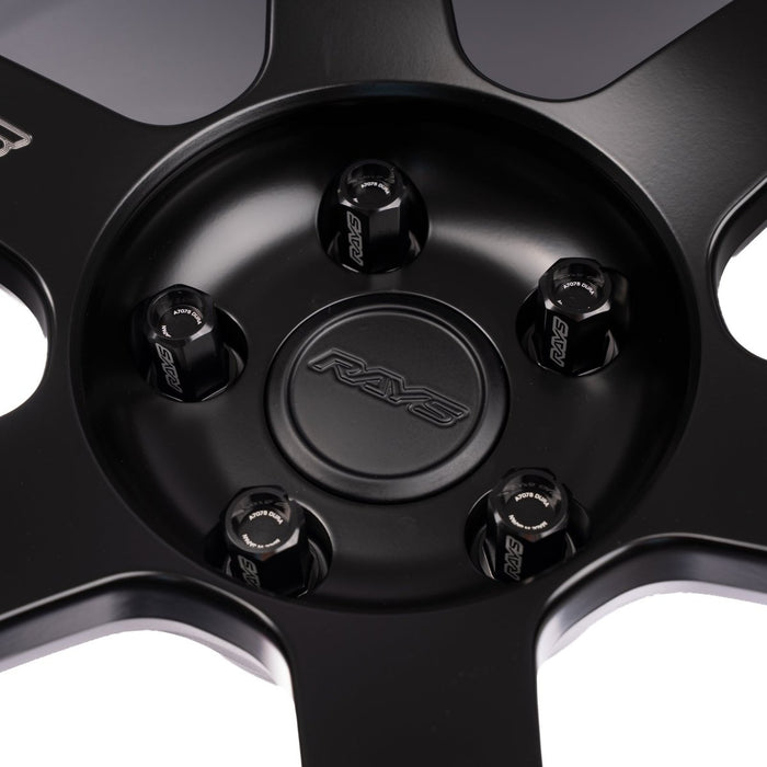 Volk Racing TE37 Saga S-Plus Black Shadow Special Wheel Bundle 18x9.5 +38mm Offset 5x114.3 - WVDG2X38EPH-BUNDLE - Subimods.com
