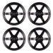 Volk Racing TE37 Saga S-Plus Black Shadow Special Wheel Bundle 18x9.5 +38mm Offset 5x114.3 - WVDG2X38EPH-BUNDLE - Subimods.com