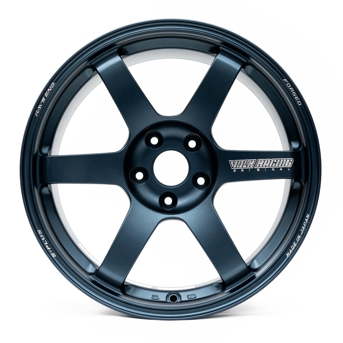 Volk Racing TE37 Saga S-Plus Matte Blue Gunmetal 18X9.5 +38 5x114
