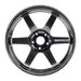 Volk Racing TE37 Saga S - Plus Shining Black Metal 18X9.5 +38 5x114.3 2015 - 2025 WRX / 2011 - 2021 STI - WVDG2X38EHM - Subimods.com