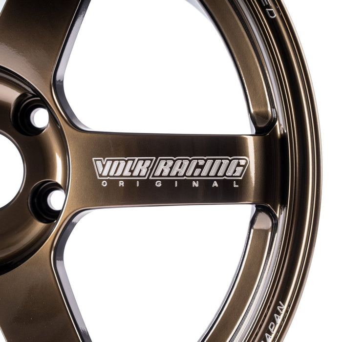 Volk Racing TE37 Saga S - Plus Shining Bronze Metal 18X9.5 +38 5x114.3 2015 - 2025 WRX / 2011 - 2021 STI - WVDG2X38ESZ - Subimods.com