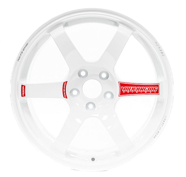TE37 白 Volk Racing TE37 SAGA SL Dash White 18X9.5 +35 5x114.3 — Subimods.com