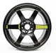 Volk Racing TE37 Saga SL M - Spec Pressed Black w/ Neon Yellow Stickers 18x9.5 +39mm 5x114.3 2015 - 2024 WRX / 2011 - 2021 STI - WVDGX39EPPB - Subimods.com