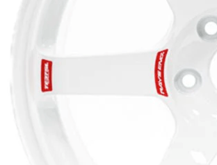Volk Racing TE37 SAGA SL Spoke Sticker 2 - Piece Small Red - WTE37SSLSTKSSPOKE2PC18 - Subimods.com