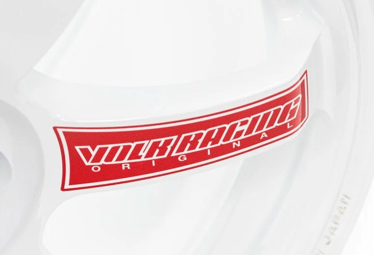 Volk Racing TE37 SAGA SL Spoke Sticker Large Red - WTE37SSLSTKLSPOKE18 - Subimods.com