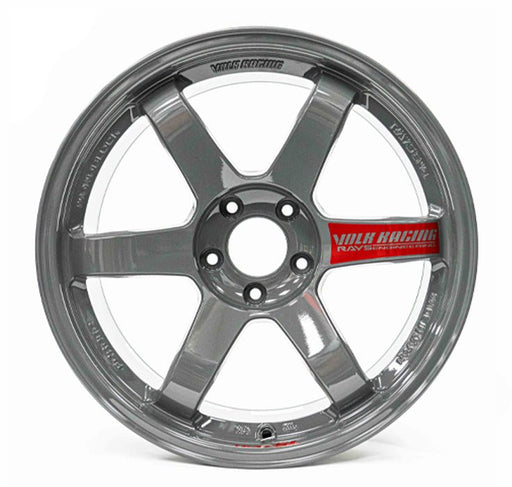 Volk Racing TE37SL Arms Gray 18x10.0 +40mm 5x114.3 2015 - 2024 WRX / 2011 - 2021 STI - WVDY40EPAG - Subimods.com