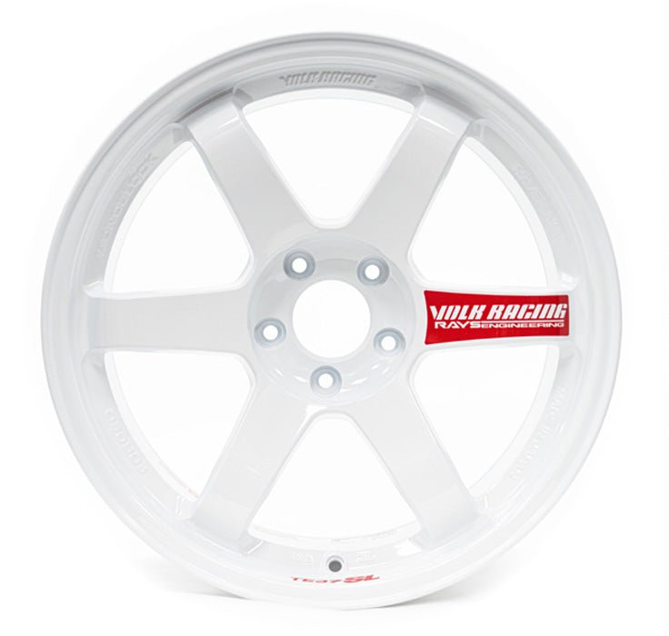 Volk Racing TE37SL Dash White 18x10 +40mm 5x114.3 WRX / STI