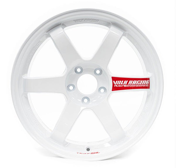 Volk Racing TE37SL Dash White 18x10 +40mm 5x114.3 WRX / STI