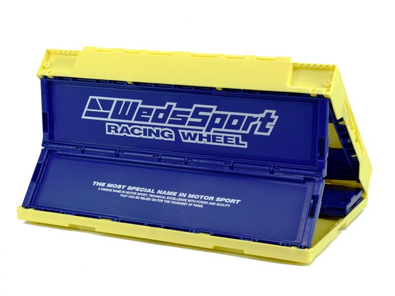 WedsSport Mechanic Container Box 50L Blue w/ Yellow Accents - WSRBOX - 02B - Subimods.com