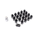 WedsSport Racing Aluminum Closed End Locking Lug Nuts 19 Hex Black M12 x 1.25 Most Subaru Models - 52324-KIT - Subimods.com