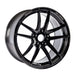 WedsSport RN55M Gloss Black 18x9.5 5x114.3 +38mm Offset 2015 - 2025 WRX / 2011 - 2021 STI - 72968 - Subimods.com
