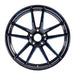 WedsSport RN55M Gloss Black w/ Blue Machining 18x9.5 5x114.3 +38mm Offset 2015 - 2025 WRX / 2011 - 2021 STI - 72967 - Subimods.com