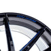 WedsSport RN55M Gloss Black w/ Blue Machining 18x9.5 5x114.3 +38mm Offset 2015 - 2025 WRX / 2011 - 2021 STI - 72967 - Subimods.com
