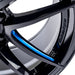 WedsSport RN55M Gloss Black w/ Blue Machining 18x9.5 5x114.3 +38mm Offset 2015 - 2025 WRX / 2011 - 2021 STI - 72967 - Subimods.com