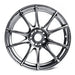 WedsSport SA-25R Platinum Silver Black (PSB) 18x9.5 5x100 +45mm Offset - 73755 - Subimods.com