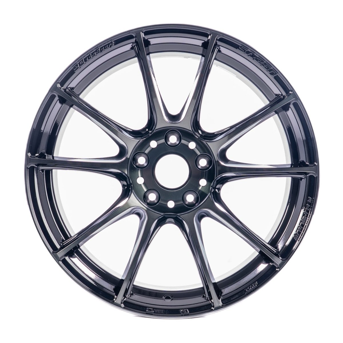 WedsSports SA-25R Black Clear 18x9.5 5x114.3 +38mm Offset