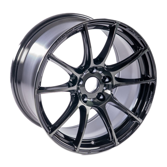 WedsSport SA - 25R Worth Black Clear 18x9.5 5x114.3 +38mm Offset 2015 - 2024 WRX / 2011 - 2021 STI - 73751 - Subimods.com