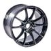 WedsSport SA - 25R Worth Black Clear 18x9.5 5x114.3 +38mm Offset 2015 - 2024 WRX / 2011 - 2021 STI - 73751 - Subimods.com