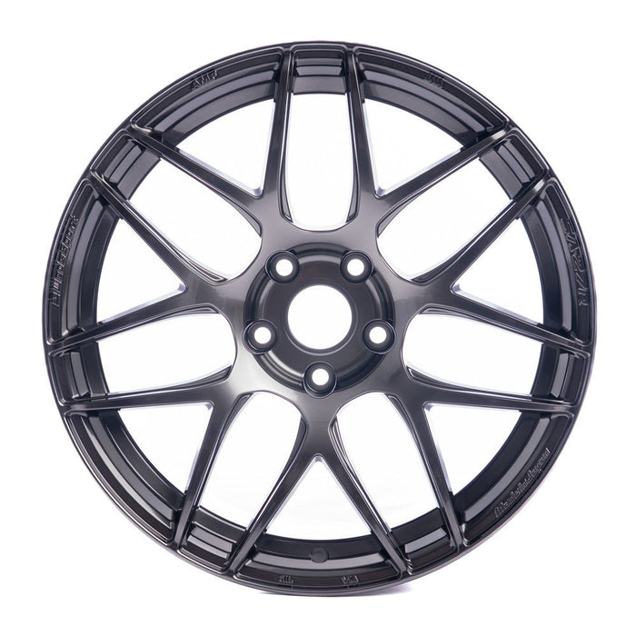 WedsSport SA - 27R Platinum Silver Black (PSB) 18x9.5 5x114.3 +38mm Offset 2015 - 2024 WRX / 2011 - 2021 STI - 74223 - Subimods.com