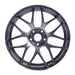 WedsSport SA - 27R Platinum Silver Black (PSB) 18x9.5 5x114.3 +38mm Offset 2015 - 2024 WRX / 2011 - 2021 STI - 74223 - Subimods.com
