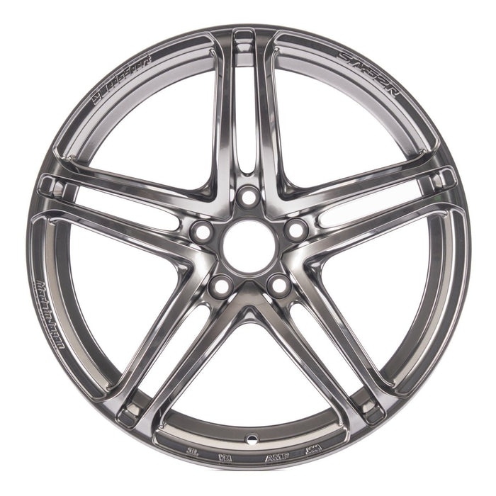 WedsSport SA - 52R Platinum Silver Black 18x9.5 5x114.3 +38mm Offset 2015 - 2024 WRX / 2011 - 2021 STI - 74897 - Subimods.com