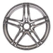 WedsSport SA - 52R Platinum Silver Black 18x9.5 5x114.3 +38mm Offset 2015 - 2024 WRX / 2011 - 2021 STI - 74897 - Subimods.com