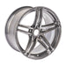 WedsSport SA - 52R Platinum Silver Black 18x9.5 5x114.3 +38mm Offset 2015 - 2024 WRX / 2011 - 2021 STI - 74897 - Subimods.com