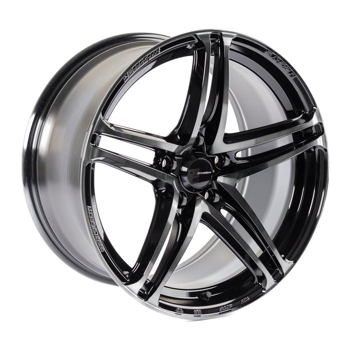 WedsSport SA - 52R Weds Black Clear (WBC) 18x9.5 5x114.3 +38mm Offset 2015 - 2024 WRX / 2011 - 2021 STI - 74845 - Subimods.com