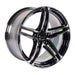 WedsSport SA - 52R Weds Black Clear (WBC) 18x9.5 5x114.3 +38mm Offset 2015 - 2024 WRX / 2011 - 2021 STI - 74845 - Subimods.com