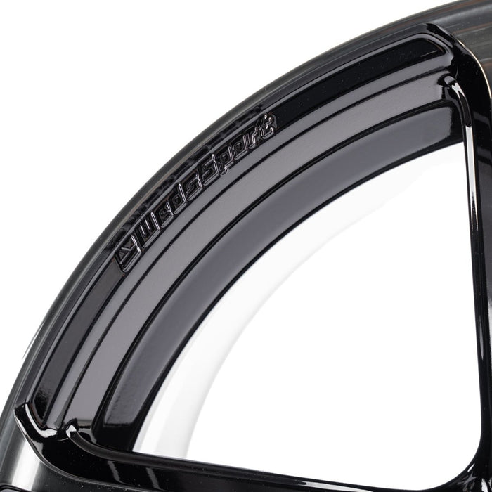 WedsSport SA - 52R Weds Black Clear (WBC) 18x9.5 5x114.3 +38mm Offset 2015 - 2024 WRX / 2011 - 2021 STI - 74845 - Subimods.com