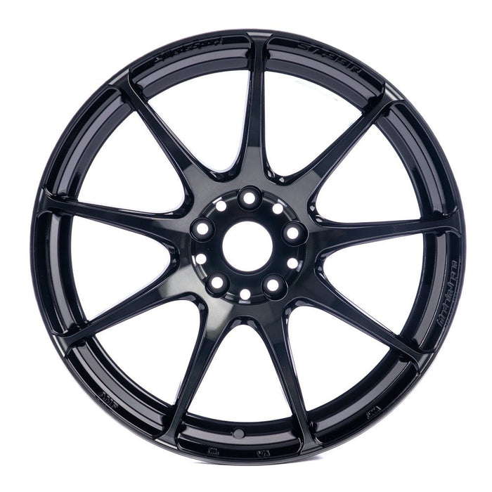 WedsSport SA - 99R Worth Black Clear 18x9.5 5x114.3 +38mm Offset 2015 - 2024 WRX / 2011 - 2021 STI - 73929 - Subimods.com