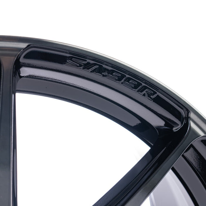 WedsSport SA - 99R Worth Black Clear 18x9.5 5x114.3 +38mm Offset 2015 - 2024 WRX / 2011 - 2021 STI - 73929 - Subimods.com