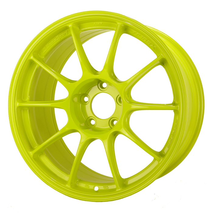 WedsSport TC - 105X AMF GT Yellow 18x9.5 5x114.3 +35mm Offset 2015 - 2024 WRX / 2011 - 2021 STI - 74945 - Subimods.com