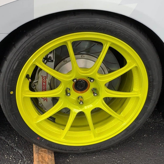 WedsSport TC - 105X AMF GT Yellow 18x9.5 5x114.3 +35mm Offset 2015 - 2024 WRX / 2011 - 2021 STI - 74945 - Subimods.com