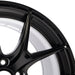 WedsSports SA - 01R 18x9.5 5x114.3 +38mm Offset Matte Black - 74709 - Subimods.com