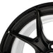 WedsSports SA - 01R 18x9.5 5x114.3 +38mm Offset Matte Black - 74709 - Subimods.com