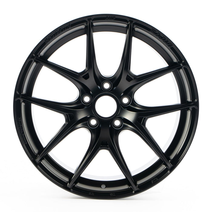 WedsSports SA - 01R 18x9.5 5x114.3 +38mm Offset Matte Black - 74709 - Subimods.com