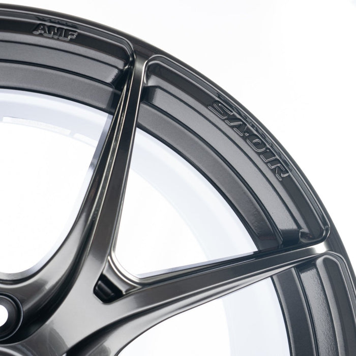 WedsSports SA - 01R 18x9.5 5x114.3 +38mm Offset Platinum Silver Black (PSB) - 74687 - Subimods.com