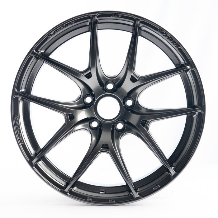 WedsSports SA - 01R 18x9.5 5x114.3 +38mm Offset Platinum Silver Black (PSB) - 74687 - Subimods.com