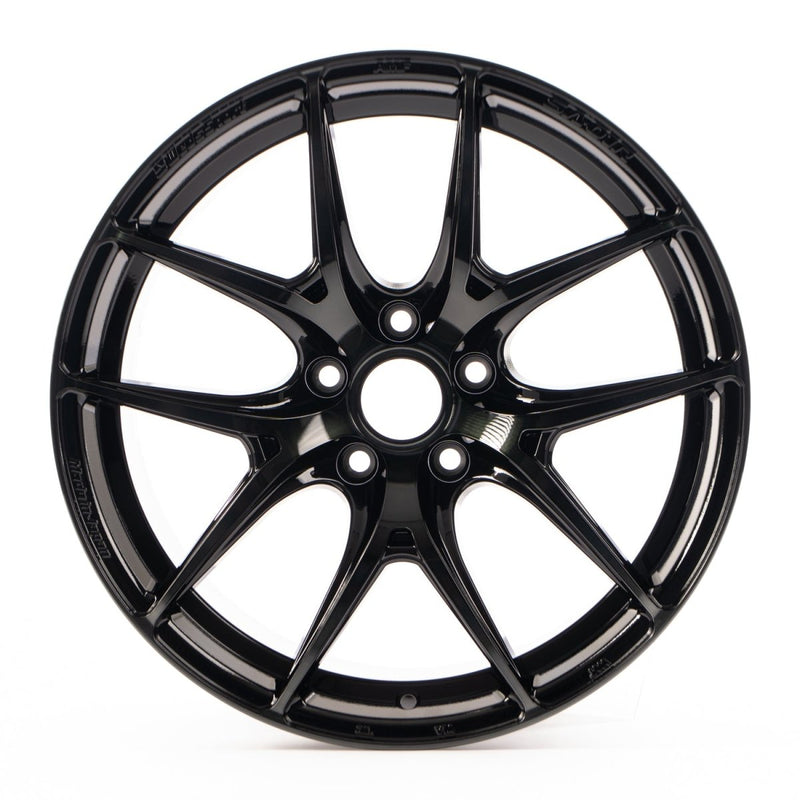 WedsSports SA - 01R 18x9.5 5x114.3 +38mm Offset Weds Black Clear (WBC) - 74635 - Subimods.com