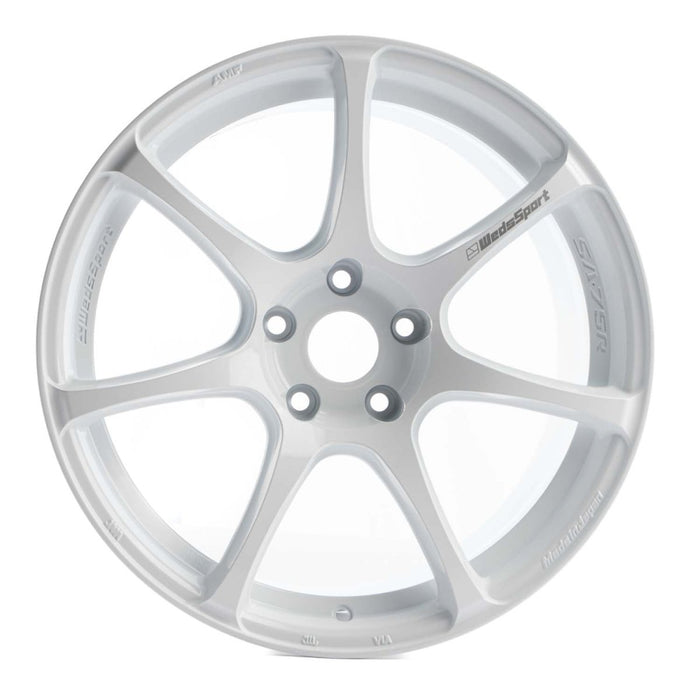WedsSports SA - 75R Circuit White 18x9.5 5x114.3 +39mm Offset - 74727 - Subimods.com