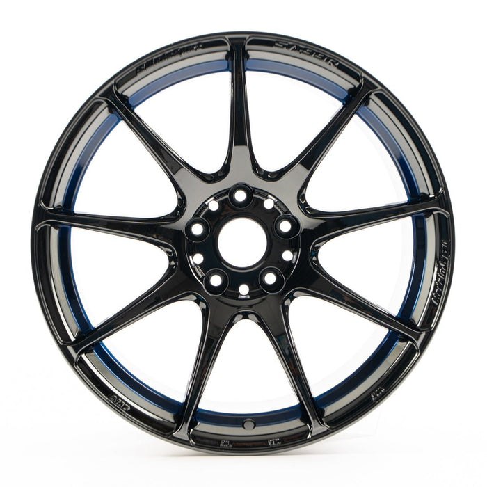 WedsSports SA-99R Blue Light Chrome II 18x9.5 5x114.3 +38mm