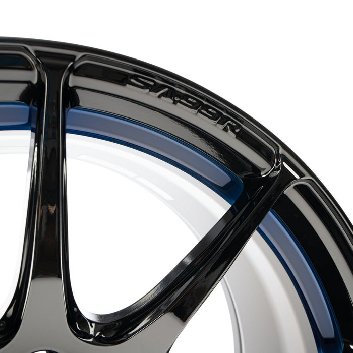 WedsSports SA - 99R Blue Light Chrome II 18x9.5 5x114.3 +38mm Offset - 73927 - Subimods.com