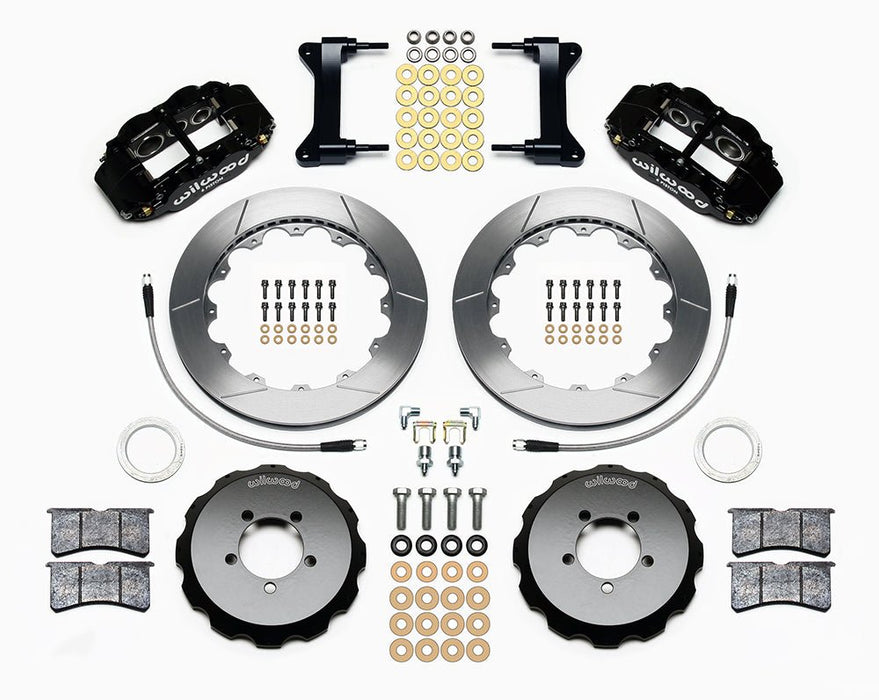 Wilwood 6R Slotted Big Brake Kit Front Black 2013-2024 BRZ / 2013