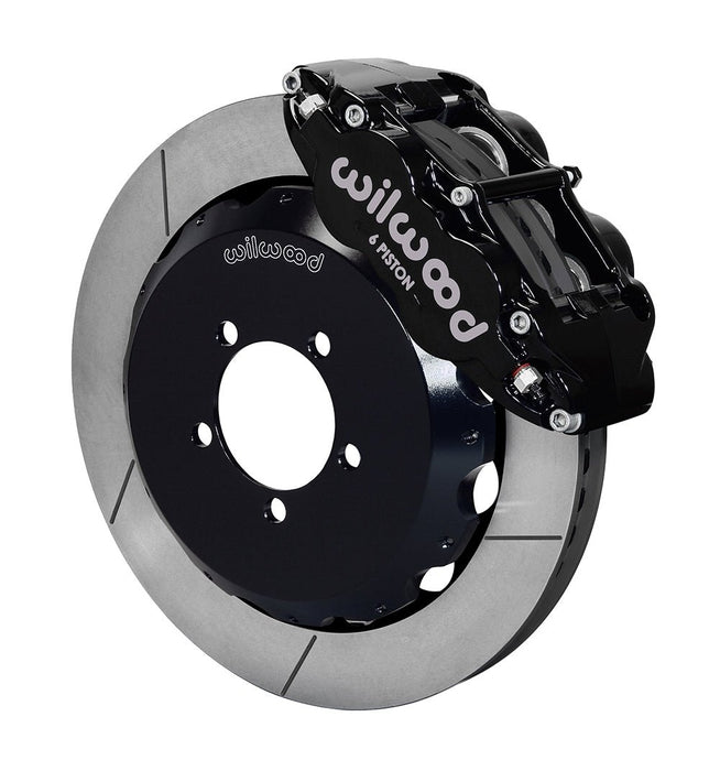 Wilwood 6R Slotted Big Brake Kit Front Black 2013 - 2024 BRZ / 2013 - 2016 FRS / 2017 - 2021 86 / 2022 - 2024 GR86 - 140-12870 - Subimods.com