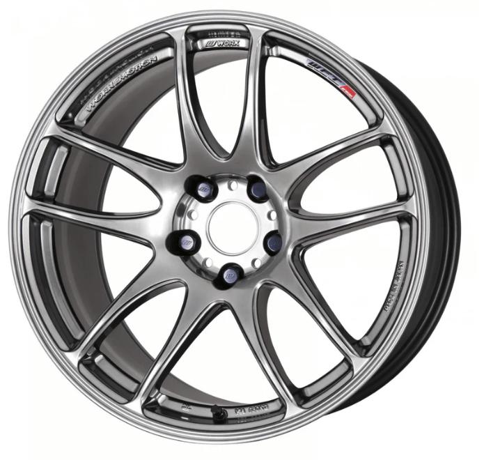 WORK CR Kiwami GT Silver 18x10.5 +15 5x114 - WCK1810515YGTS - Subimods.com