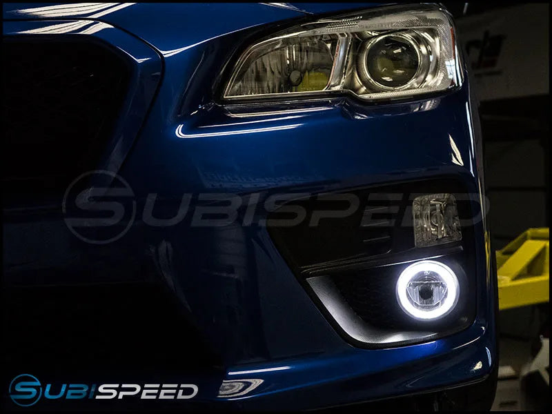 OLM LED Halo DRL Fog Light Housings 2013-2021 BRZ / FRS / GT86 / 2014-2025 Forester / 2015-2021 WRX / STI
