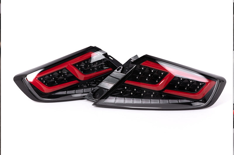 OLM Spec-AR LED Taillights Clear Lens, Black Base, Red Bar 2022-2025 WRX
