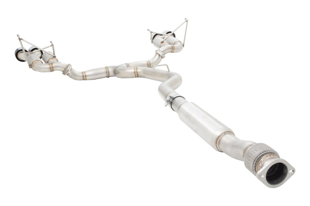 X - Force Race Style Stainless Steel Catback Exhaust 2011 - 2021 WRX Sedan / 2011 - 2021 STI Sedan - ESSW28CS - Subimods.com