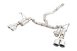 X - Force Race Style Stainless Steel Catback Exhaust 2011 - 2021 WRX Sedan / 2011 - 2021 STI Sedan - ESSW28CS - Subimods.com